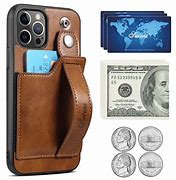 Image result for Tan Saddle Leather iPhone 12 Wallet