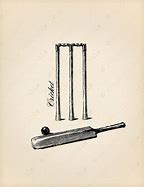 Image result for Cricket Bat Ball Still Drawing