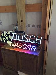 Image result for Fluorescent NASCAR Sign