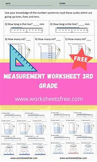 Image result for Measuring Worksheets 2nd Grade