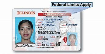 Image result for Illinois Driver License Real ID