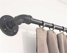Image result for Industrial Piping Curtain Rods