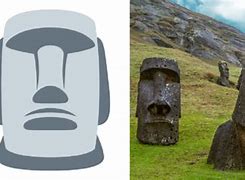 Image result for Moai Emoji Drawing