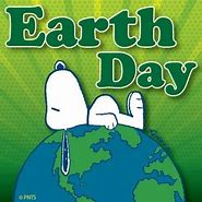 Image result for Snoopy Earth Day