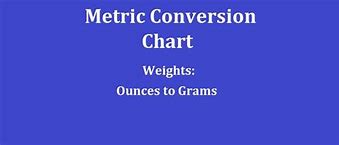 Image result for Weight Measurement Conversion Chart