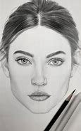 Image result for Human Female Face Drawing