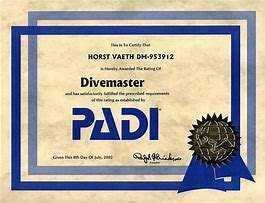 Image result for Divemaster Stamp
