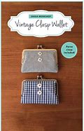 Image result for Fabric Wallet with Clasp