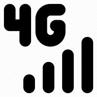 Image result for 4G Signal Bar Icon Black