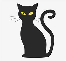 Image result for Line Art Halloween Cat Silhouette