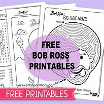 Image result for Bob Ross Printable