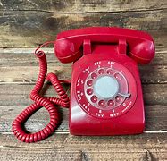 Image result for Red Dial Phone