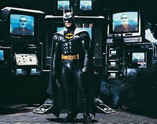 Image result for Michael Keaton Batman Batcave