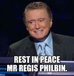 Image result for Regis Philbin Who Wants to Be a Millionaire Phone a Friend