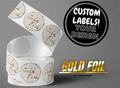 Image result for Gold Foil Labels
