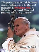 Image result for Poster of Pope John Paul