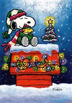 Image result for Snoopy Woodstock Christmas Tree