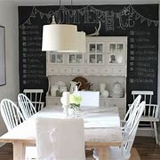 Image result for Dining Room Wall Chalkboard