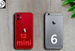 Image result for iPhone 12 Mini vs iPhone 6 Screen Size