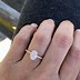 Image result for Rose Gold Oval Diamond Ring