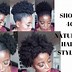 Image result for Short Hairstyles On Natural 4C Hair