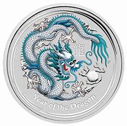 Image result for 2012 1 Oz Provident Metals Silver Bar Year of the Dragon