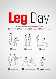 Image result for Leg Day Workout Days Plan Calendar