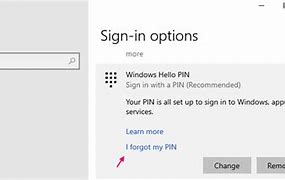 Image result for Forgot Pin Win 10