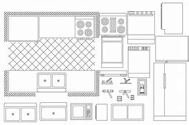 Image result for Kitchen Set CAD Block