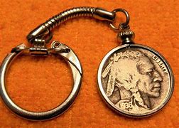 Image result for Indian Nickel in Bone Keychain