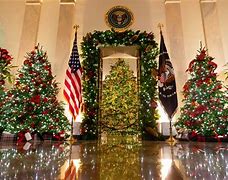 Image result for Outside of the White House Christmas