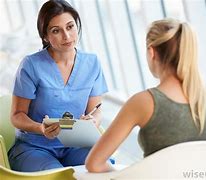 Image result for Female Nurse Talking to Patient