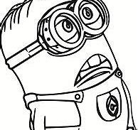 Image result for Confused Minion Coloring Page