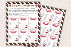 Image result for Printable Christmas Candy Cane Grams