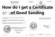 Image result for Sample Certificate of Good Standing