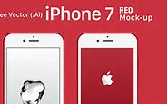 Image result for iPhone 7 Red Vector