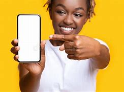 Image result for Lady Holding iPhone