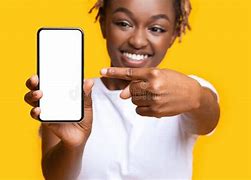 Image result for Black Woman Holding Cell Phone