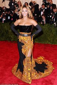 Image result for beyonce poses met gala