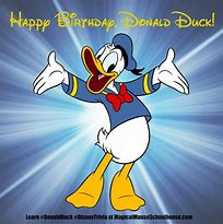Image result for Happy Birthday Donald Duck