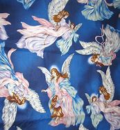 Image result for Angel Print Cotton Fabric by the Yard