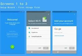 Image result for Android Setup Wizard