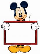 Image result for Mickey Mouse Holding Paper