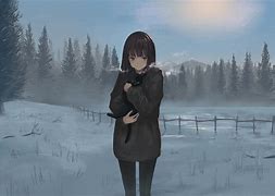 Image result for Cold Girl Drawing Anime