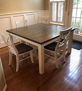 Image result for Square Farmjouse Kitchen Table