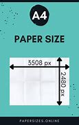 Image result for Standard Paper Size Pixels