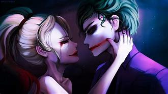 Image result for Harley Quinn and Joker Kissing