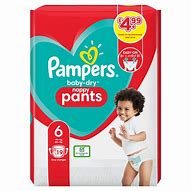 Image result for Pampers Nappy Pants Size 6