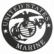 Image result for Us Marine Corps Emblem Stencil