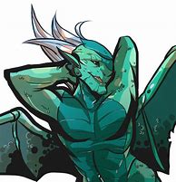 Image result for Dragon Guy Drawing
